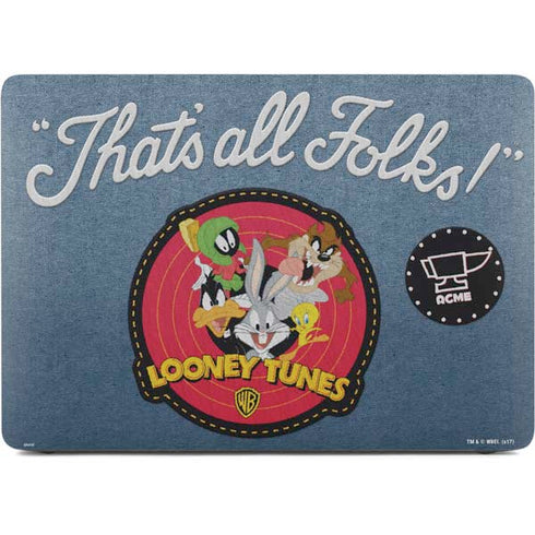 Looney Tunes Thats All Folks Patch Apple MacBook Air Skin
