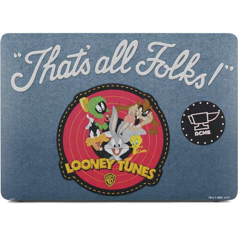 Looney Tunes Thats All Folks Patch Apple MacBook Pro 16-inch Skin