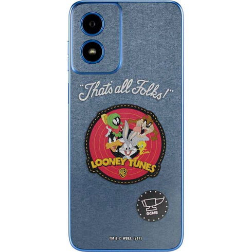 Looney Tunes Thats All Folks Patch Moto G Play 4G (2024) Skin