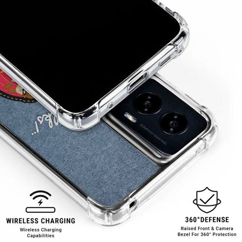 Looney Tunes Thats All Folks Patch Moto G Power 5G (2024) Clear Case
