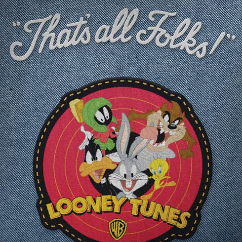 Looney Tunes Thats All Folks Patch Moto G6 Skin