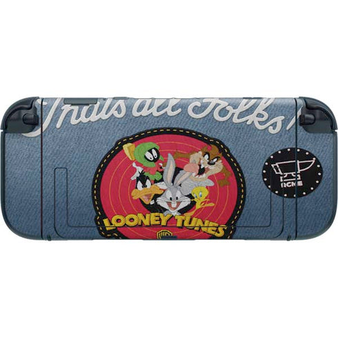 Looney Tunes Thats All Folks Patch Nintendo Switch 2 (2025) with Joy-Con Skin