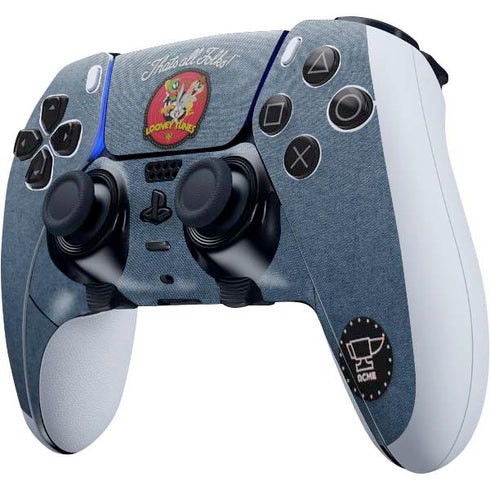 Looney Tunes Thats All Folks Patch PS5 DualSense Edge Pro Controller Skin