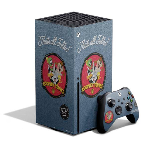 Looney Tunes Thats All Folks Patch Xbox Series X Skins