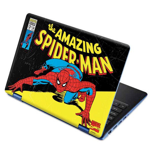 Marvel Classic Comics The Amazing Spider-Man Aspire R11 11.6in Skin