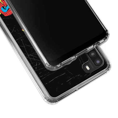 Marvel Classic Comics The Amazing Spider-Man Galaxy A21 Clear Case