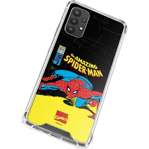 Marvel Classic Comics The Amazing Spider-Man Galaxy A32 5G Clear Case