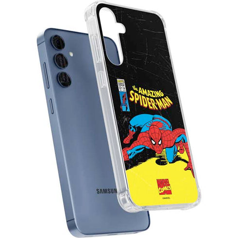 Marvel Classic Comics The Amazing Spider-Man Galaxy A55 5G Clear Case