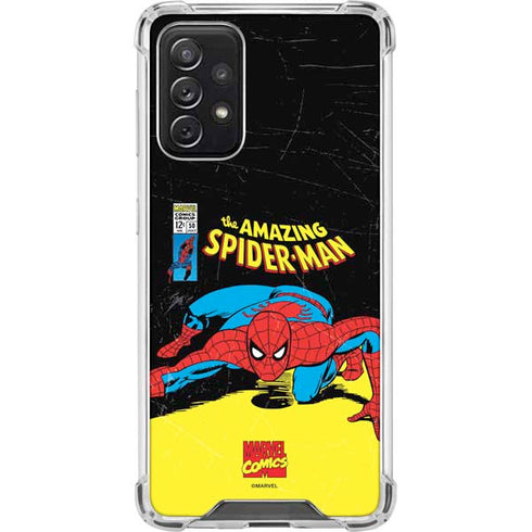 Marvel Classic Comics The Amazing Spider-Man Galaxy A72 5G Clear Case