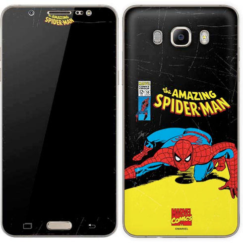 Marvel Classic Comics The Amazing Spider-Man Galaxy J7 Skin