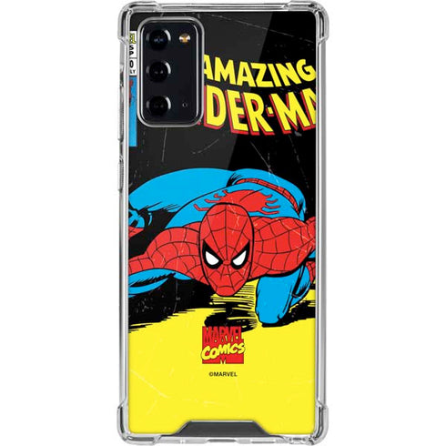 Marvel Classic Comics The Amazing Spider-Man Galaxy Note20 5G Clear Case