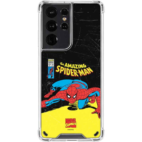 Marvel Classic Comics The Amazing Spider-Man Galaxy S21 Ultra 5G Clear Case