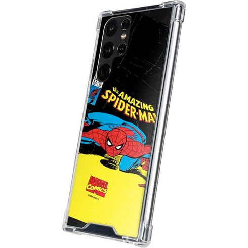 Marvel Classic Comics The Amazing Spider-Man Galaxy S22 Ultra Clear Case