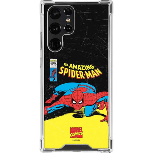 Marvel Classic Comics The Amazing Spider-Man Galaxy S23 Ultra Clear Case