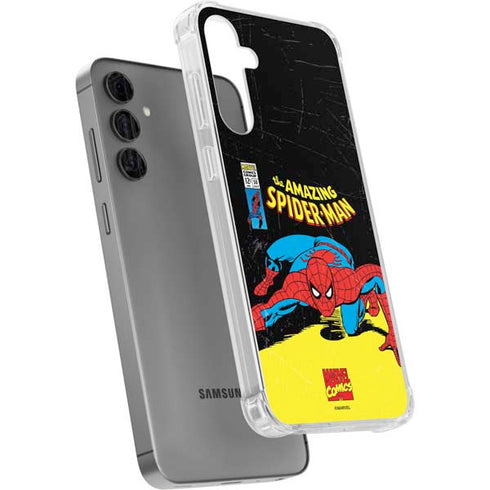 Marvel Classic Comics The Amazing Spider-Man Galaxy S24 Plus Clear Case