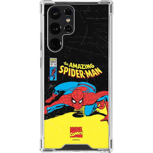 Marvel Classic Comics The Amazing Spider-Man Galaxy S24 Ultra Clear Case