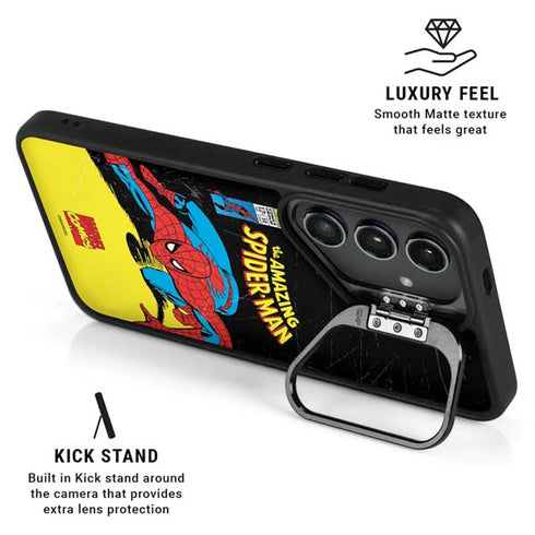 Marvel Classic Comics The Amazing Spider-Man Galaxy S24 Ultra Kickstand Case