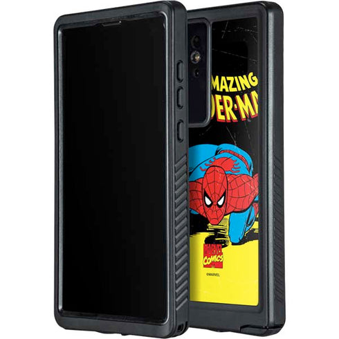 Marvel Classic Comics The Amazing Spider-Man Galaxy S24 Ultra Waterproof Case