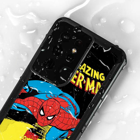 Marvel Classic Comics The Amazing Spider-Man Galaxy S24 Ultra Waterproof Case