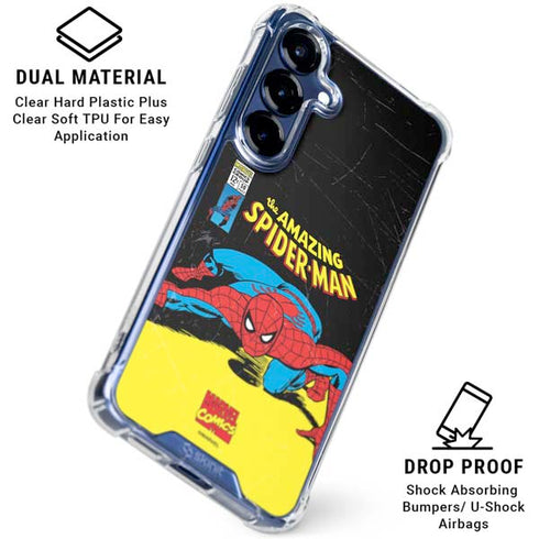 Marvel Classic Comics The Amazing Spider-Man Galaxy S25 Plus Clear Case