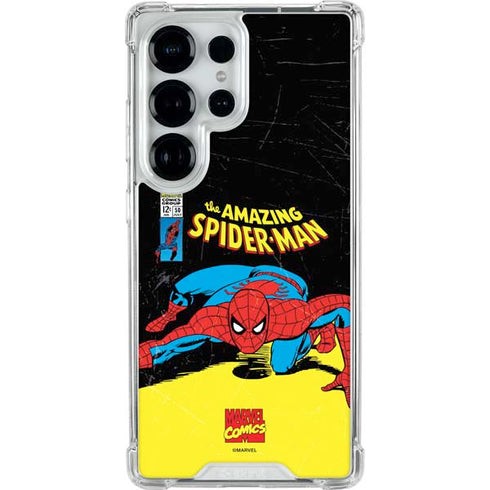 Marvel Classic Comics The Amazing Spider-Man Galaxy S25 Ultra Clear Case