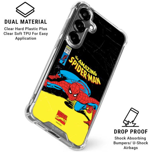 Marvel Classic Comics The Amazing Spider-Man Galaxy S26 Plus Clear Case