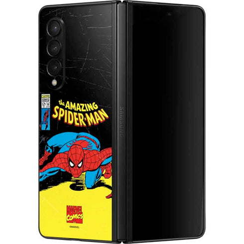 Marvel Classic Comics The Amazing Spider-Man Galaxy Z Fold3 5G Skin
