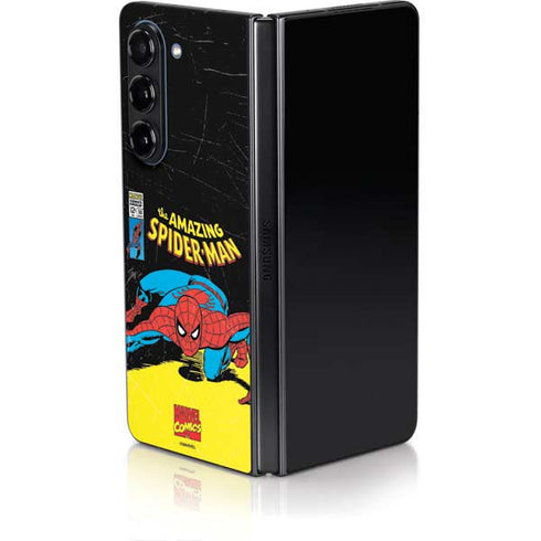 Marvel Classic Comics The Amazing Spider-Man Galaxy Z Fold5 5G Skin