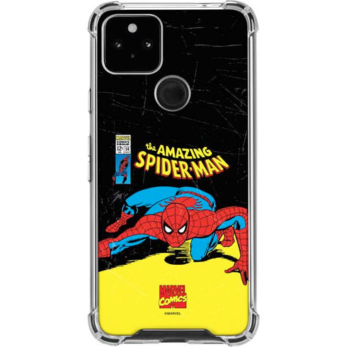 Marvel Classic Comics The Amazing Spider-Man Google Pixel 5a 5G Clear Case