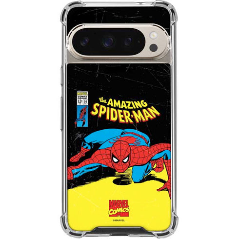 Marvel Classic Comics The Amazing Spider-Man Google Pixel 9 Pro XL Clear Case