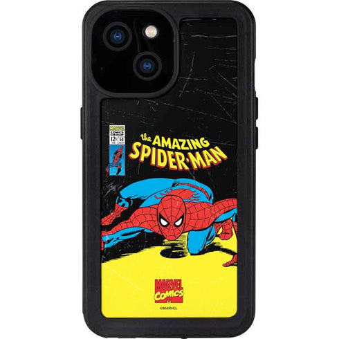 Marvel Classic Comics The Amazing Spider-Man iPhone 13 Mini Waterproof Case