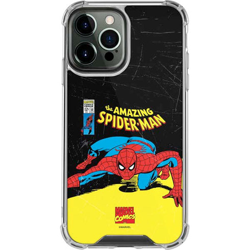 Marvel Classic Comics The Amazing Spider-Man iPhone 14 Pro Max Clear Case