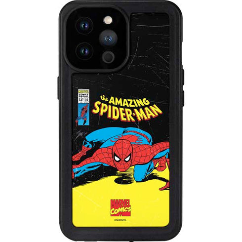 Marvel Classic Comics The Amazing Spider-Man iPhone 14 Pro Max Waterproof Case