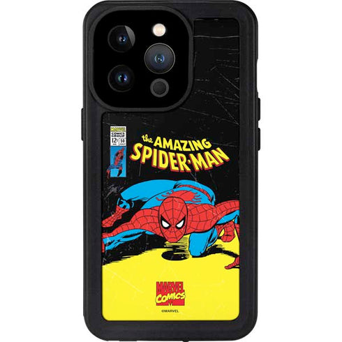 Marvel Classic Comics The Amazing Spider-Man iPhone 14 Pro Waterproof Case