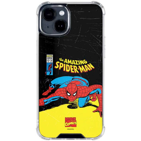 Marvel Classic Comics The Amazing Spider-Man iPhone 15 Plus Clear Case