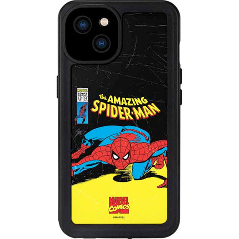 Marvel Classic Comics The Amazing Spider-Man iPhone 15 Plus Waterproof Case