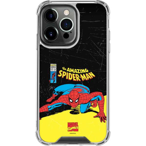 Marvel Classic Comics The Amazing Spider-Man iPhone 15 Pro Clear Case