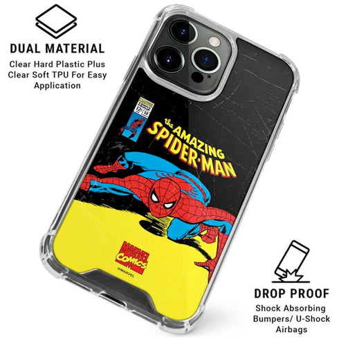 Marvel Classic Comics The Amazing Spider-Man iPhone 15 Pro Clear Case
