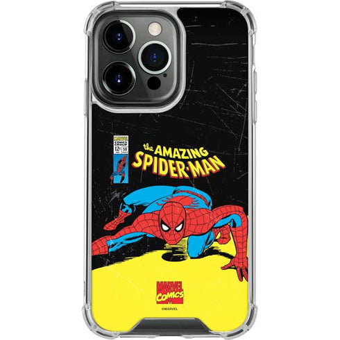 Marvel Classic Comics The Amazing Spider-Man iPhone 15 Pro Max Clear Case