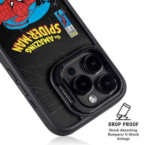 Marvel Classic Comics The Amazing Spider-Man iPhone 15 Pro Max Kickstand Case