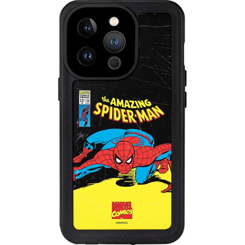 Marvel Classic Comics The Amazing Spider-Man iPhone 15 Pro Waterproof Case