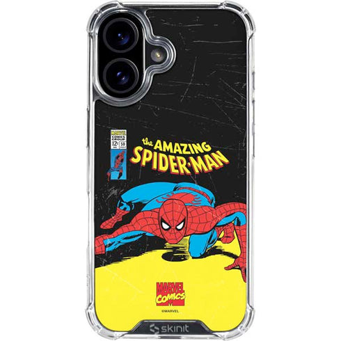Marvel Classic Comics The Amazing Spider-Man iPhone 16 Plus Clear Case