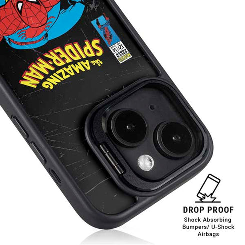 Marvel Classic Comics The Amazing Spider-Man iPhone 16 Plus Kickstand Case