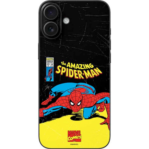 Marvel Classic Comics The Amazing Spider-Man iPhone 16 Plus Skin
