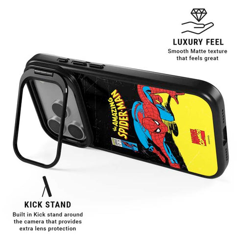 Marvel Classic Comics The Amazing Spider-Man iPhone 17 Pro Kickstand Case