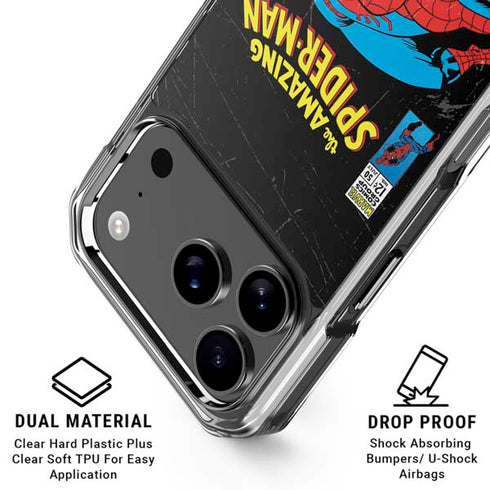 Marvel Classic Comics The Amazing Spider-Man iPhone 17 Pro Max Clear Case