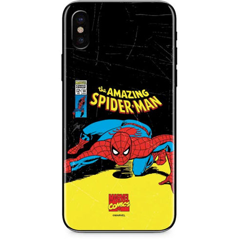 Marvel Classic Comics The Amazing Spider-Man iPhone X Skin