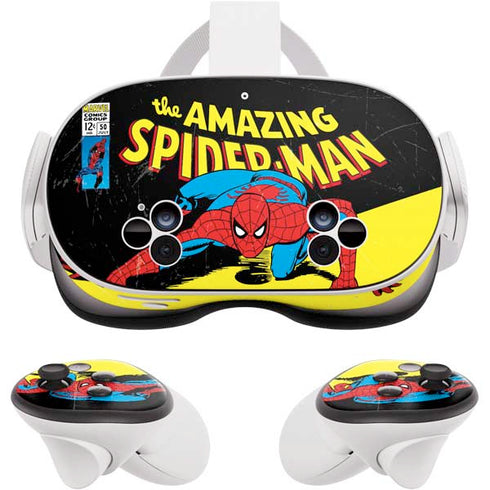 Marvel Classic Comics The Amazing Spider-Man Meta Quest 3S Skin