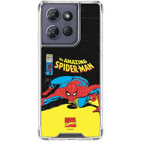 Marvel Classic Comics The Amazing Spider-Man Moto G 5G (2025) Clear Case