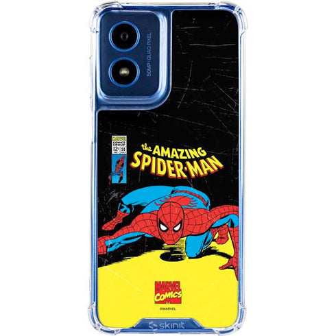 Marvel Classic Comics The Amazing Spider-Man Moto G Play 4G (2024) Clear Case